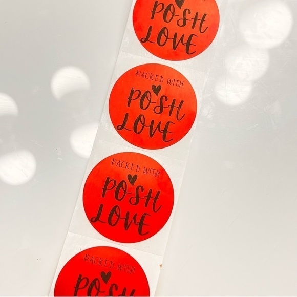 Thank You Stickers for poshmark 2in round  | Shipping Supplies |  NWT​​  100 pac - Picture 6 of 13